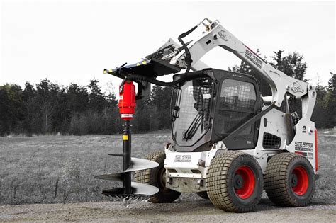 eterra auger skid steer|skid steer auger.